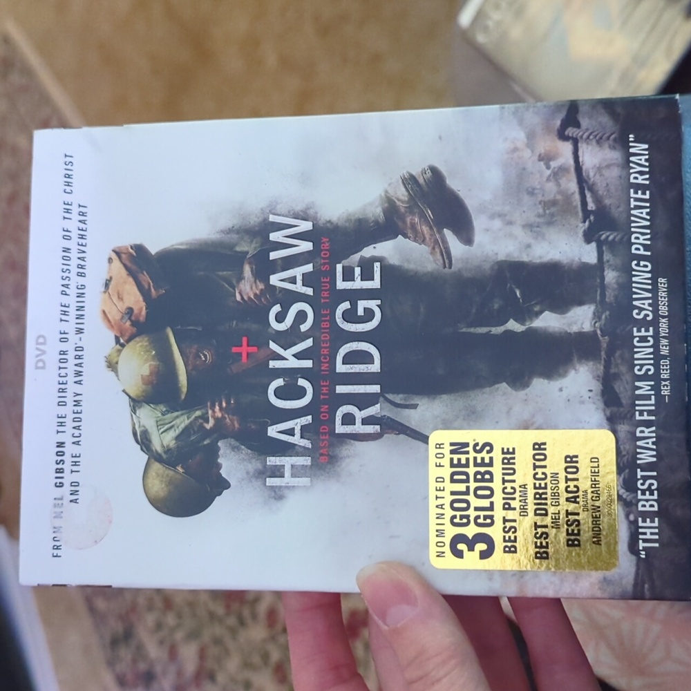 Hacksaw ridge DVD sealed